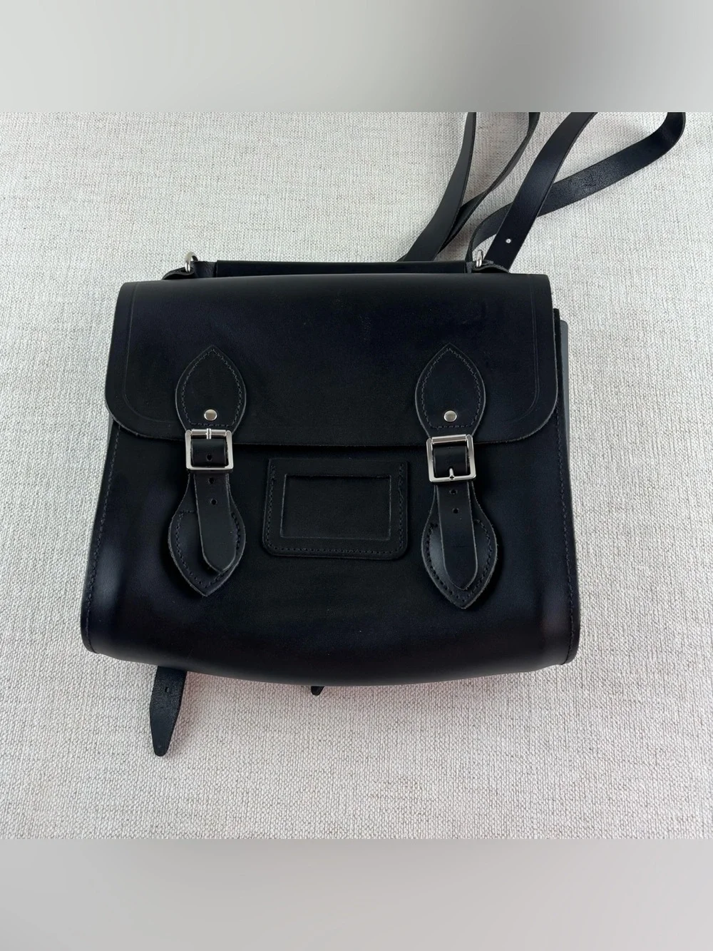 The Cambridge Satchel Company leather handbag backpack handmade in Great Britain
